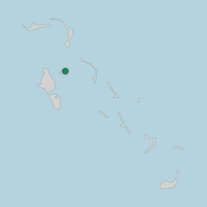 Map showing Nassau — In The Bahamas