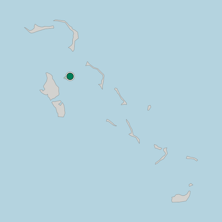 Map showing Nassau — In The Bahamas