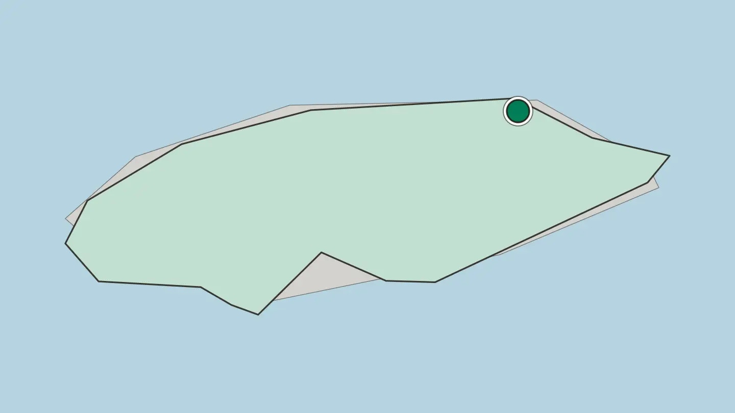 Map of Nassau in The Bahamas
