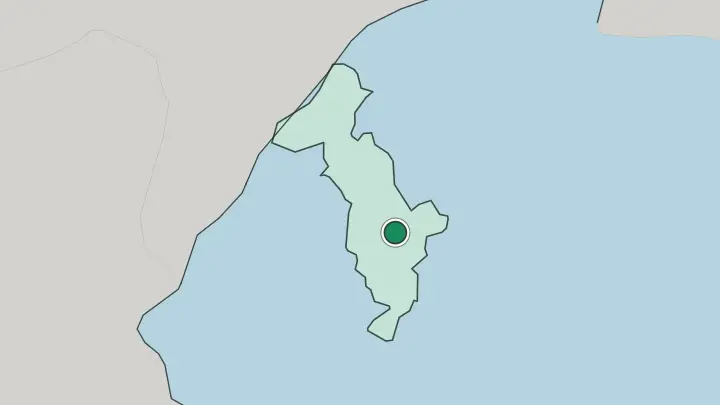 Map of Thimphu in Bhutan