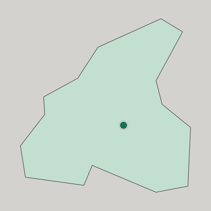 Map showing Francistown — In City of Francistown