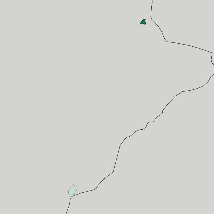 Map showing City of Francistown — In Botswana