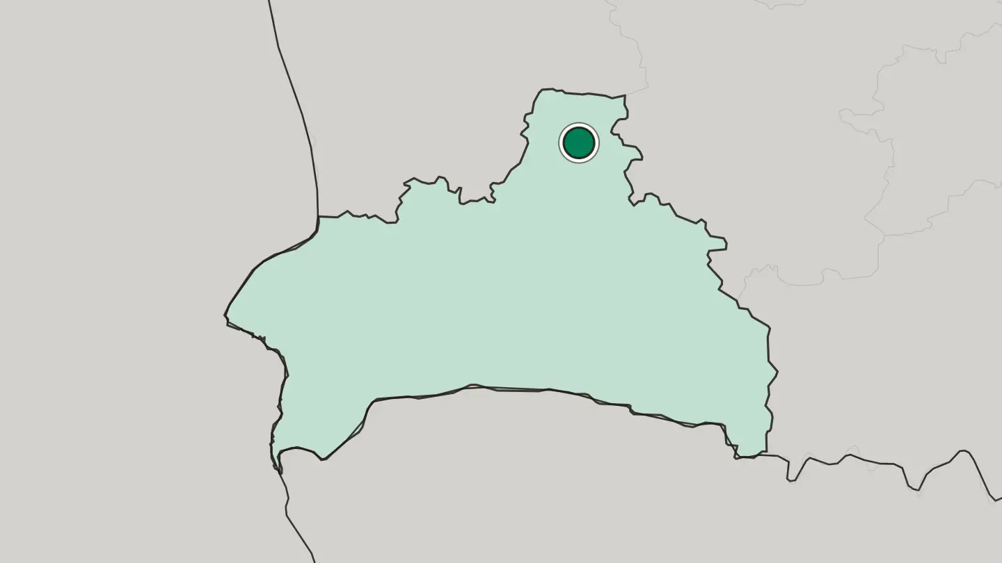 Map of Baranovichi in Belarus