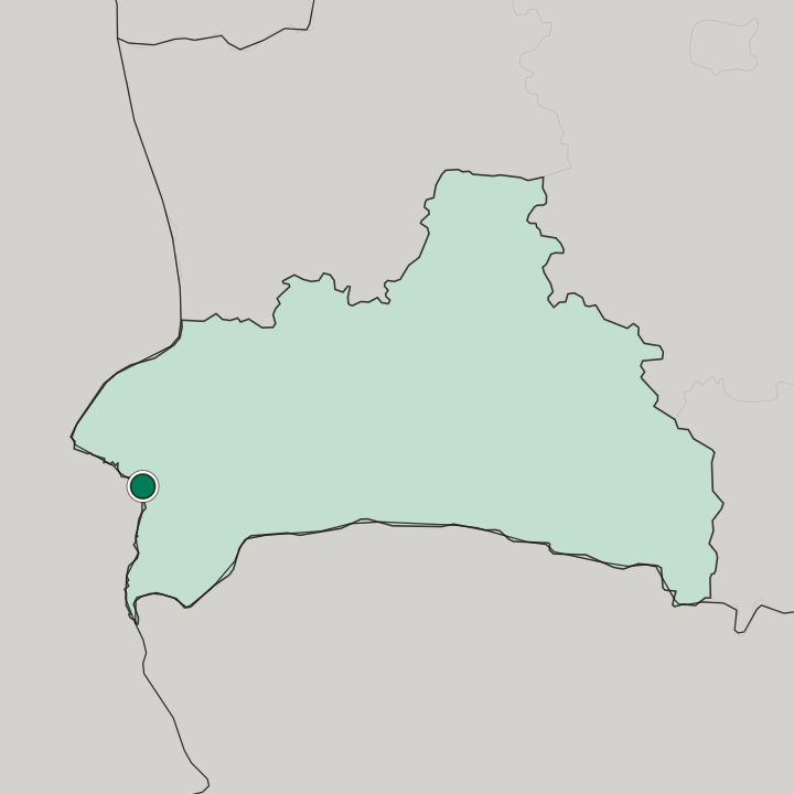Map showing Brest — In Brest Oblast