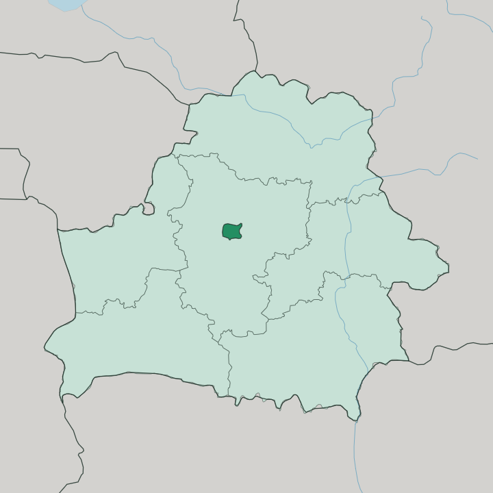 Map showing Horad Minsk — In Belarus