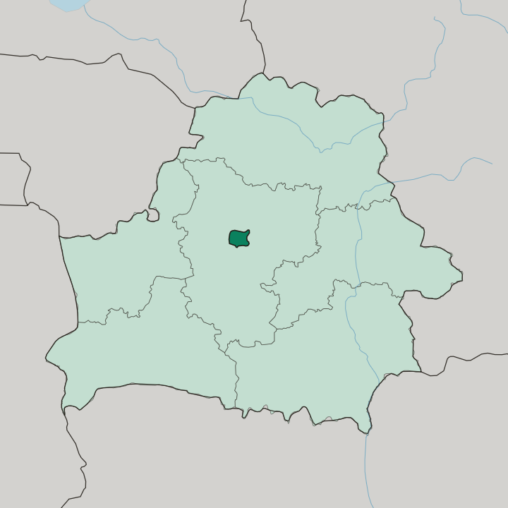 Map showing Horad Minsk — In Belarus
