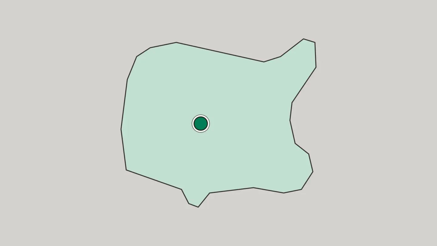 Map of Minsk in Belarus
