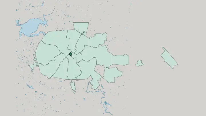 Map of Minsk Ghetto in Minsk