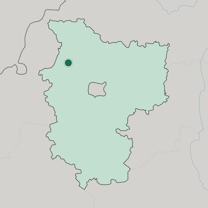 Map showing Maladziečna — In Minsk Oblast
