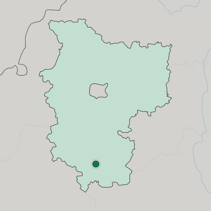 Map showing Soligorsk — In Minsk Oblast