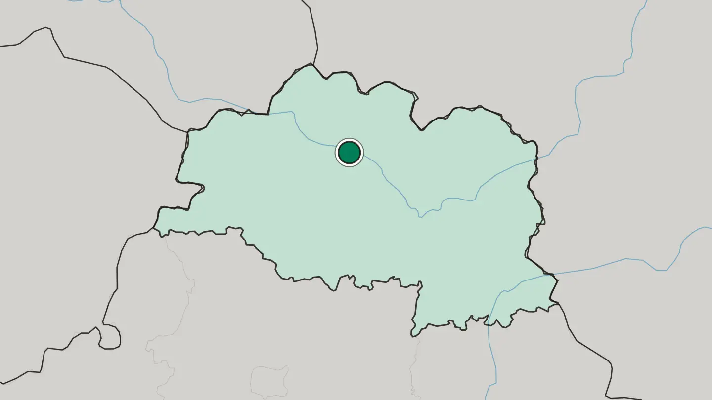 Map of Novopolotsk in Belarus