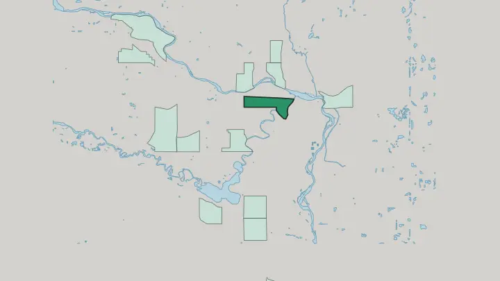 Map of Beltline in Calgary