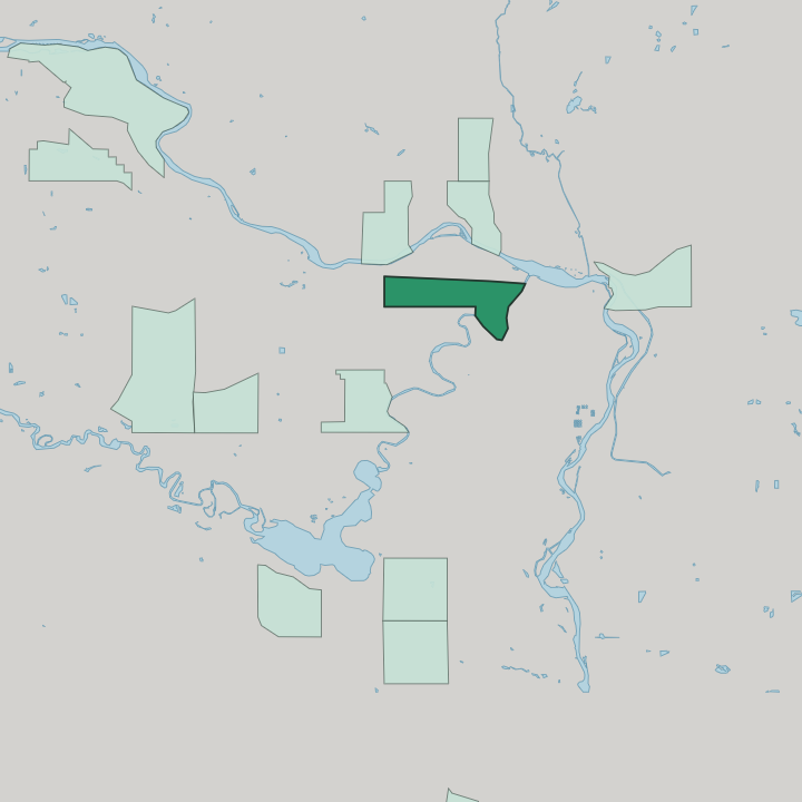 Map showing Beltline — In Calgary