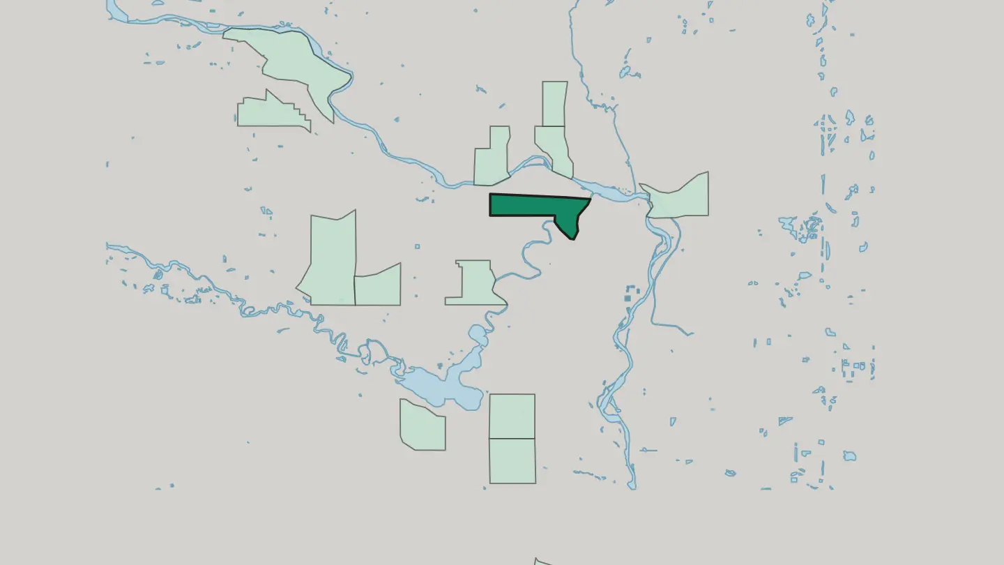 Map of Beltline in Calgary