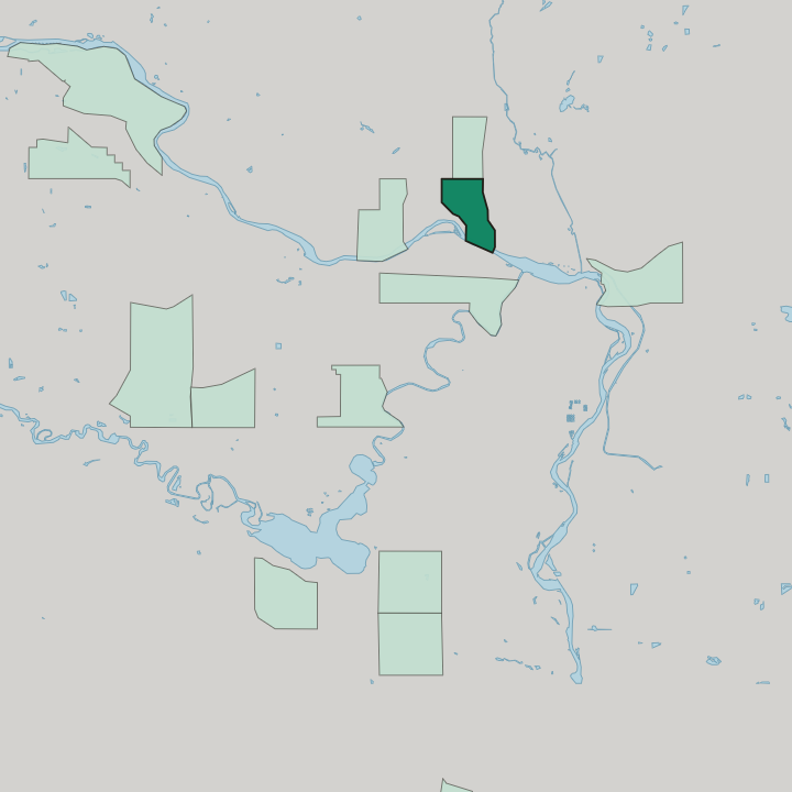 Map showing Crescent Heights — In Calgary