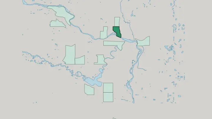 Map of Crescent Heights in Calgary