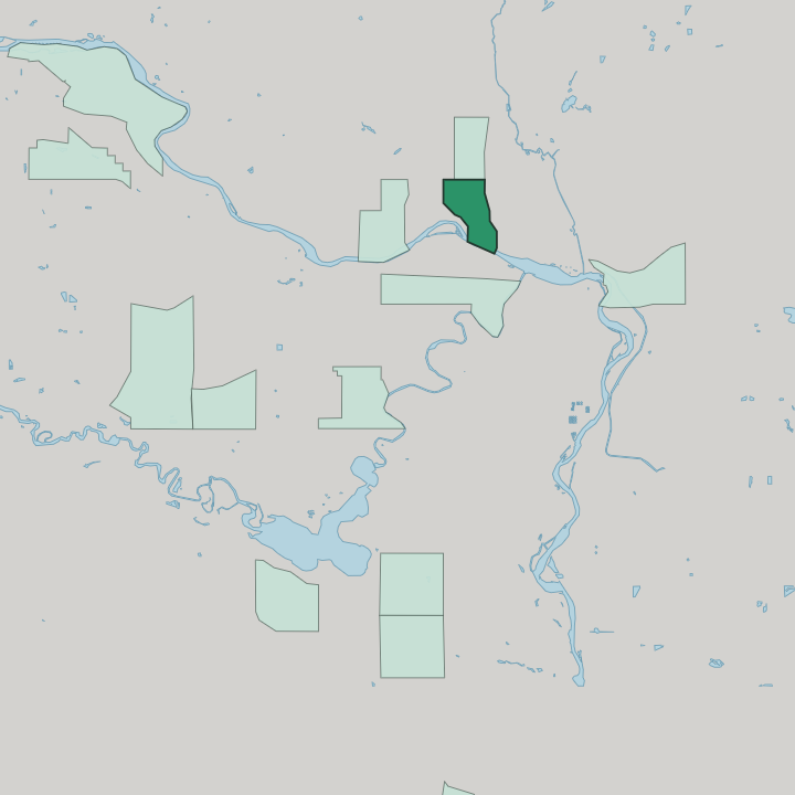 Map showing Crescent Heights — In Calgary