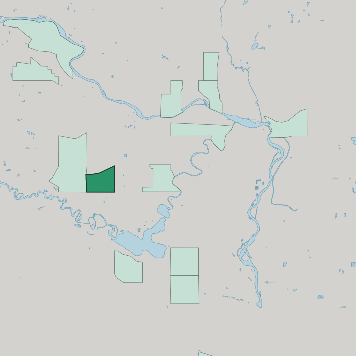 Map showing Glamorgan — In Calgary