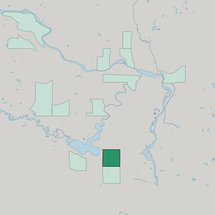 Map showing Haysboro — In Calgary