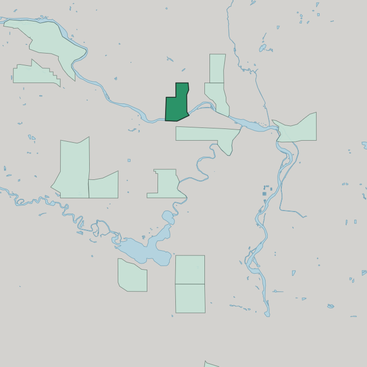 Map showing Hillhurst — In Calgary