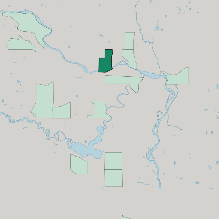 Map showing Hillhurst — In Calgary