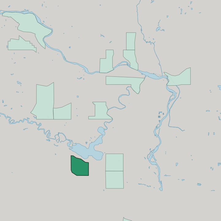 Map showing Oakridge — In Calgary