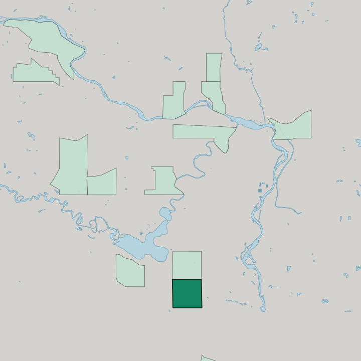 Map showing Southwood — In Calgary