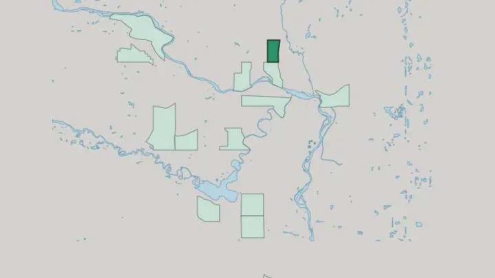 Map of Tuxedo Park in Calgary