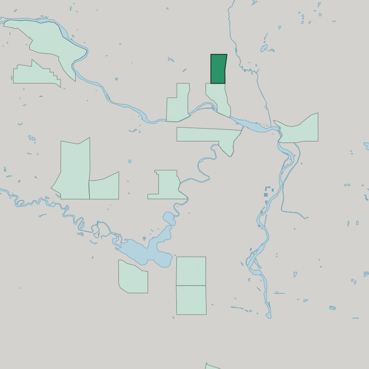 Map showing Tuxedo Park — In Calgary