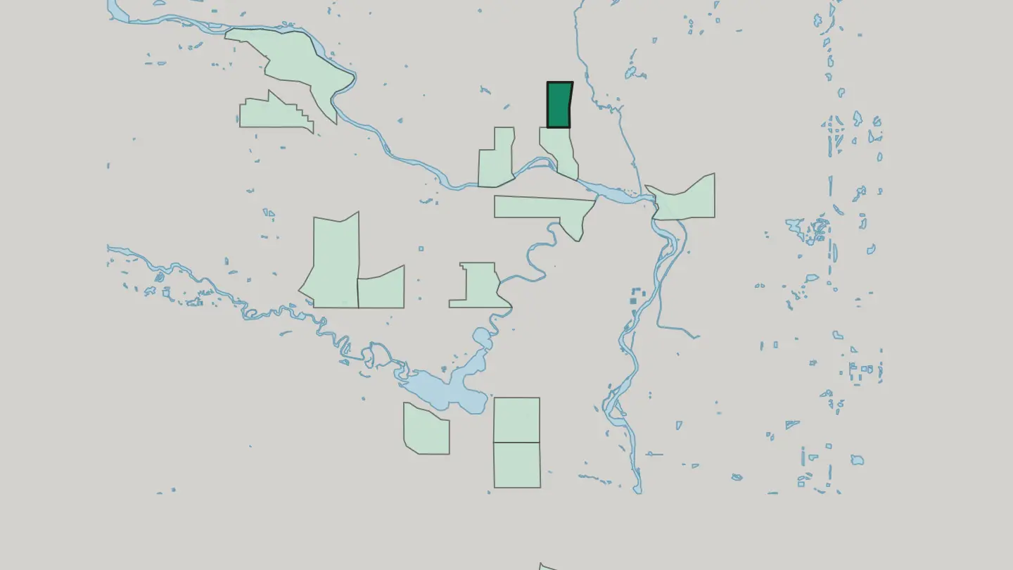Map of Tuxedo Park in Calgary