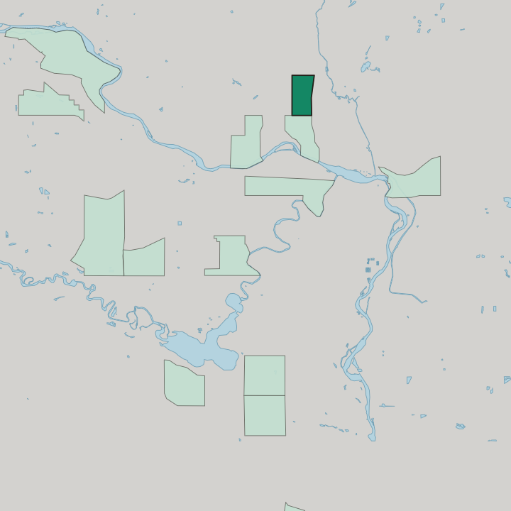 Map showing Tuxedo Park — In Calgary