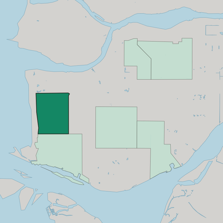 Map showing Seafair — In Richmond