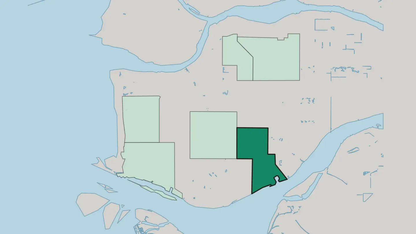 Map of Shellmont in Richmond