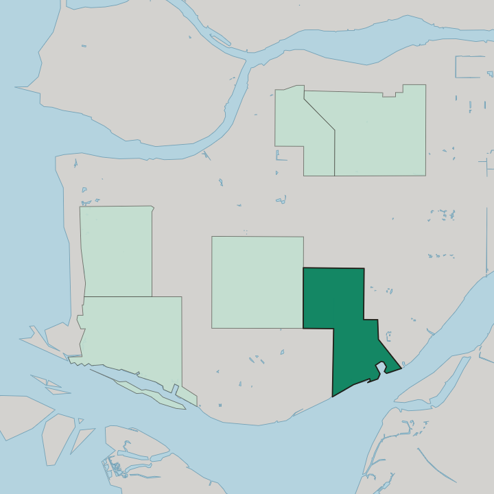 Map showing Shellmont — In Richmond