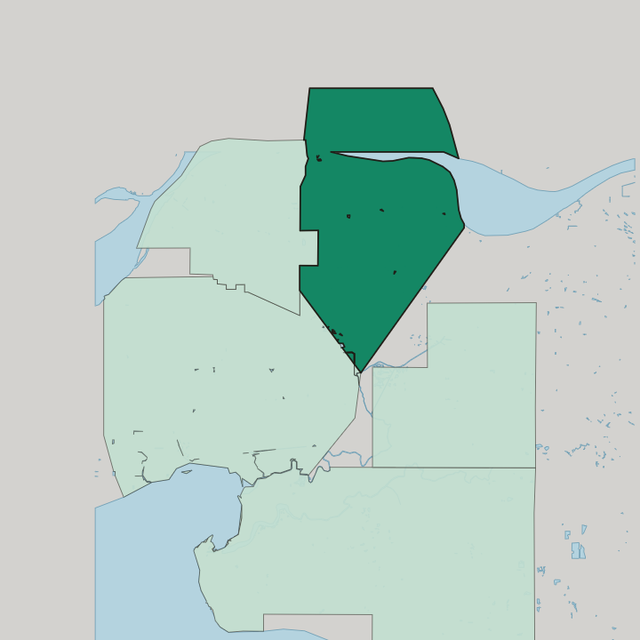 Map showing Guildford — In Surrey