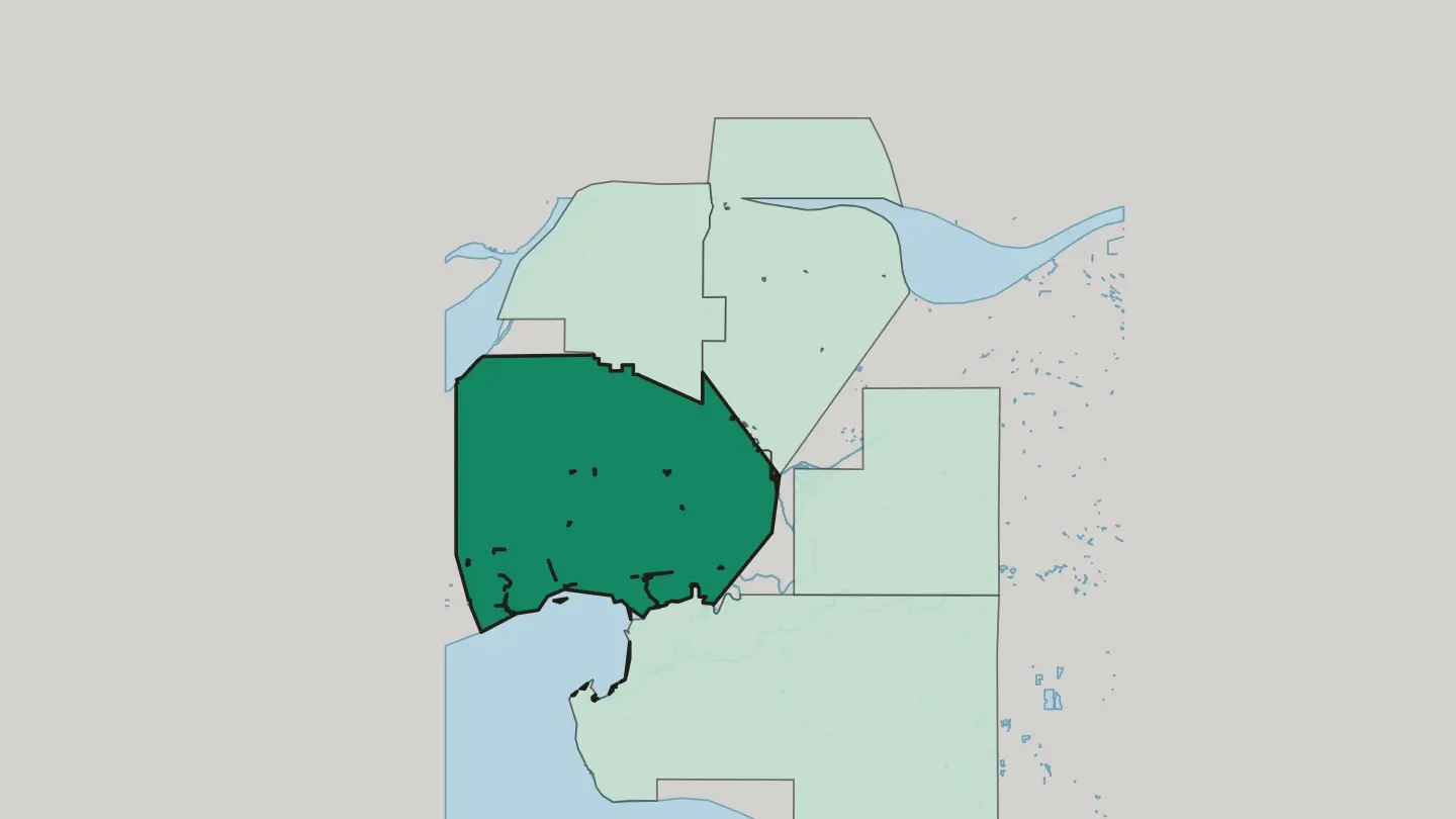 Map of Newton in Surrey