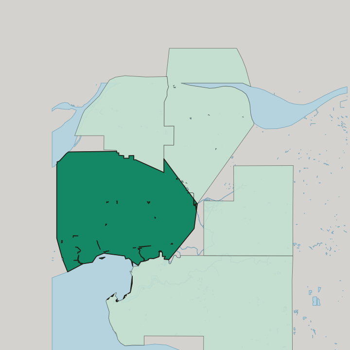 Map showing Newton — In Surrey