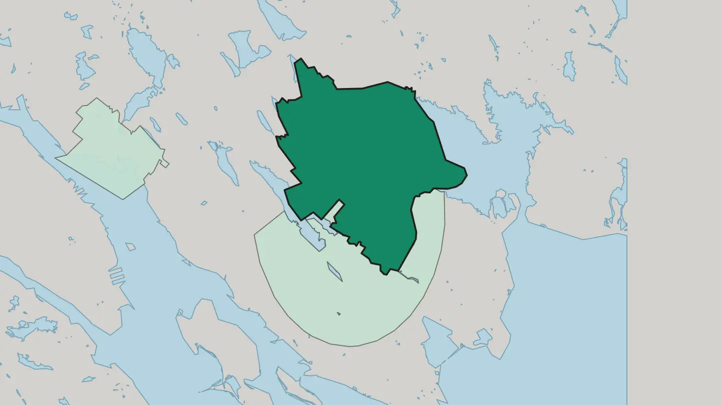 Map of Cole Harbour in Dartmouth