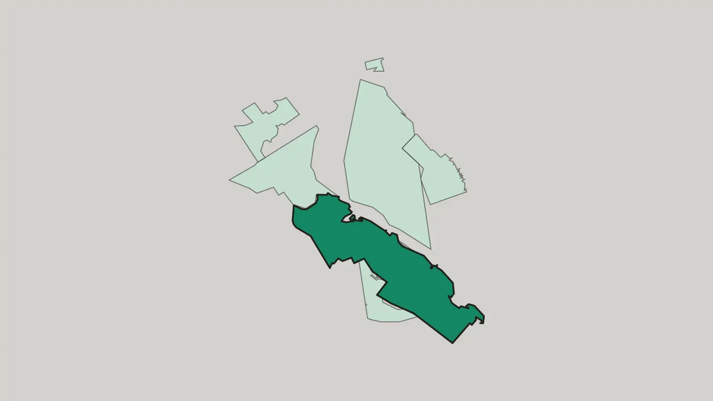 Map of Armdale in Halifax