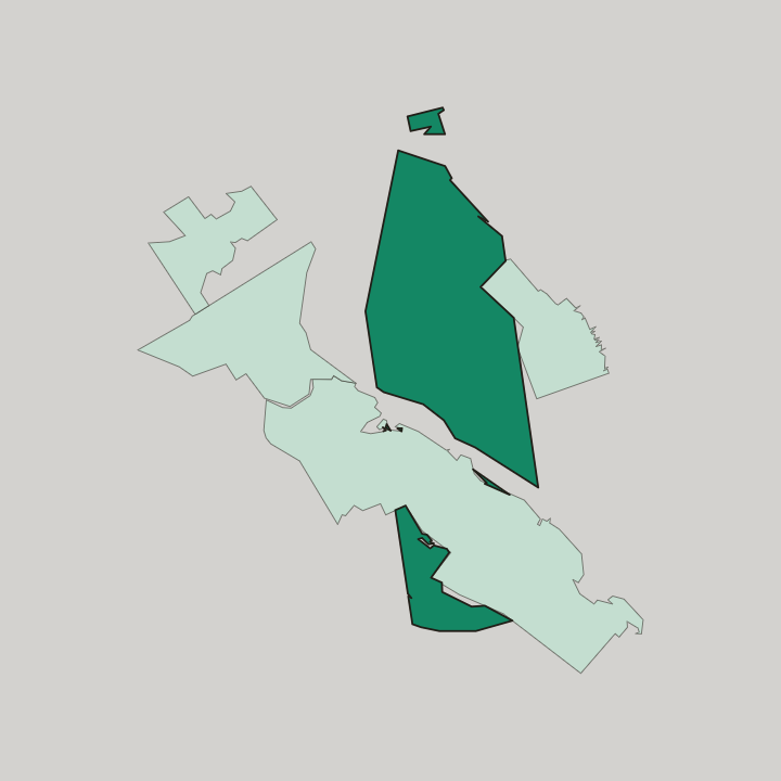 Map showing Quinpool District — In Halifax