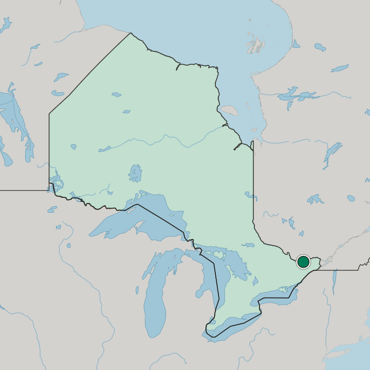 Map showing Kanata — In Ontario