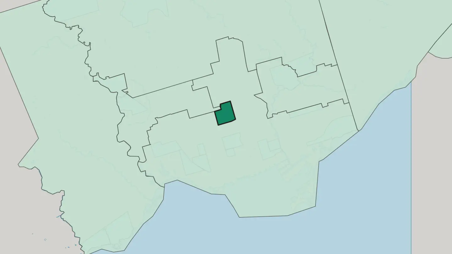 Map of Casa Loma in Toronto