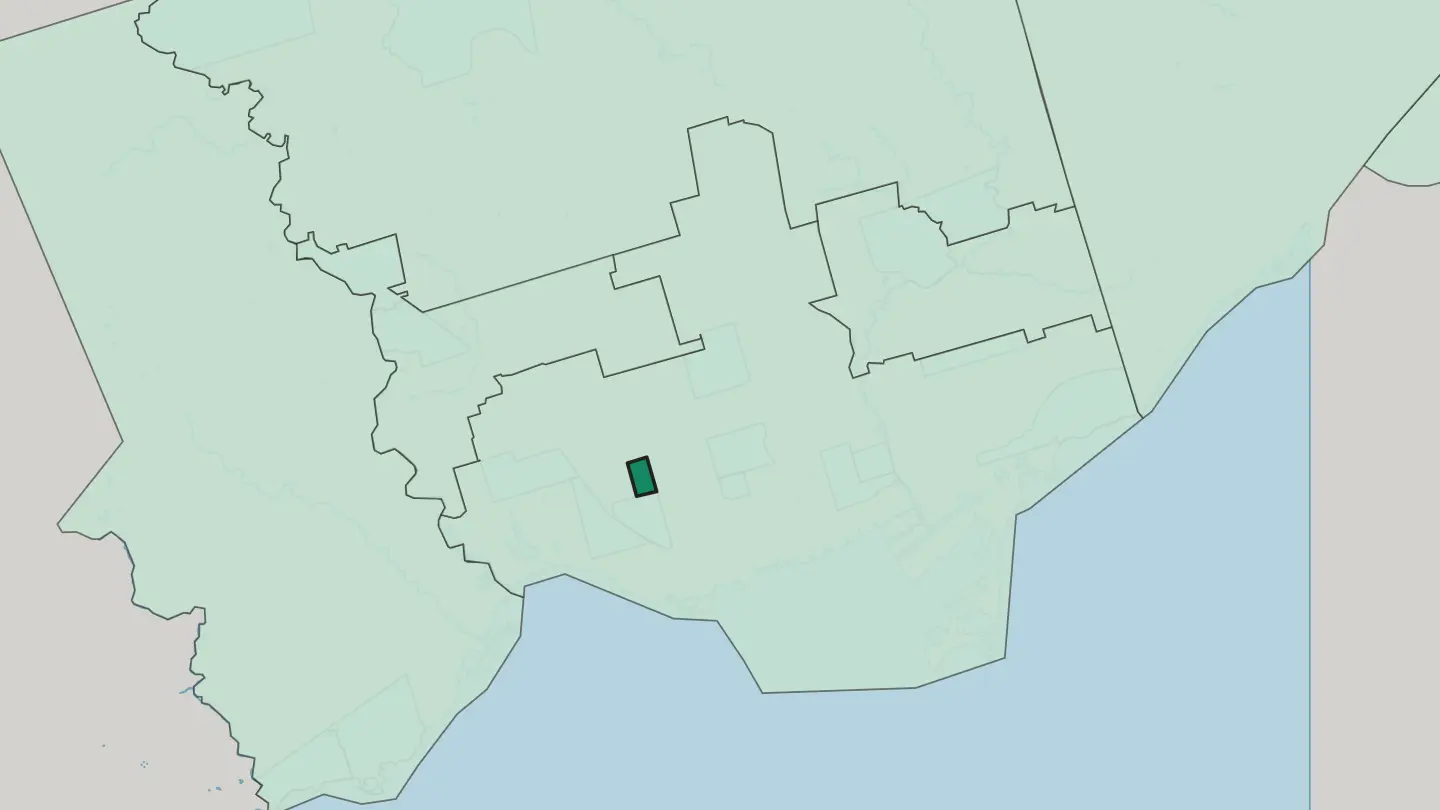 Map of Dufferin Grove in Toronto