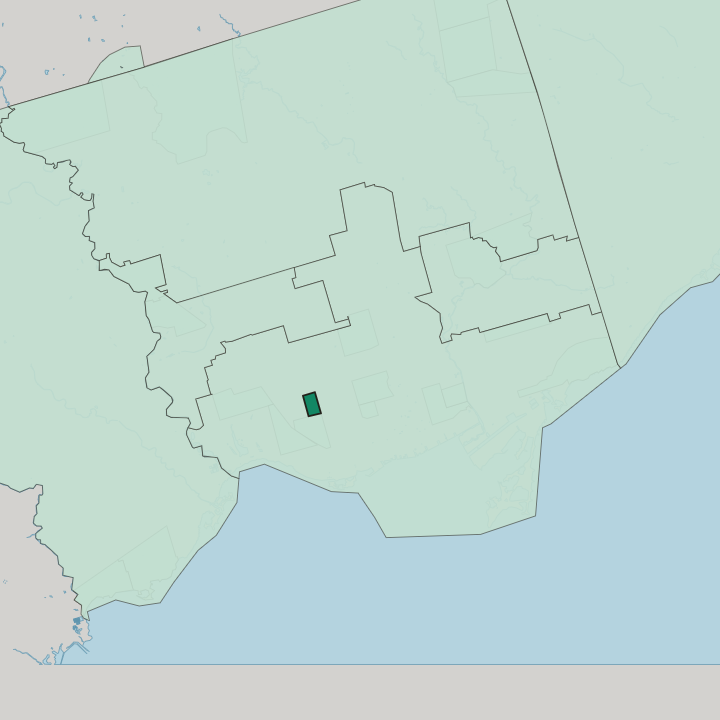Map showing Dufferin Grove — In Toronto