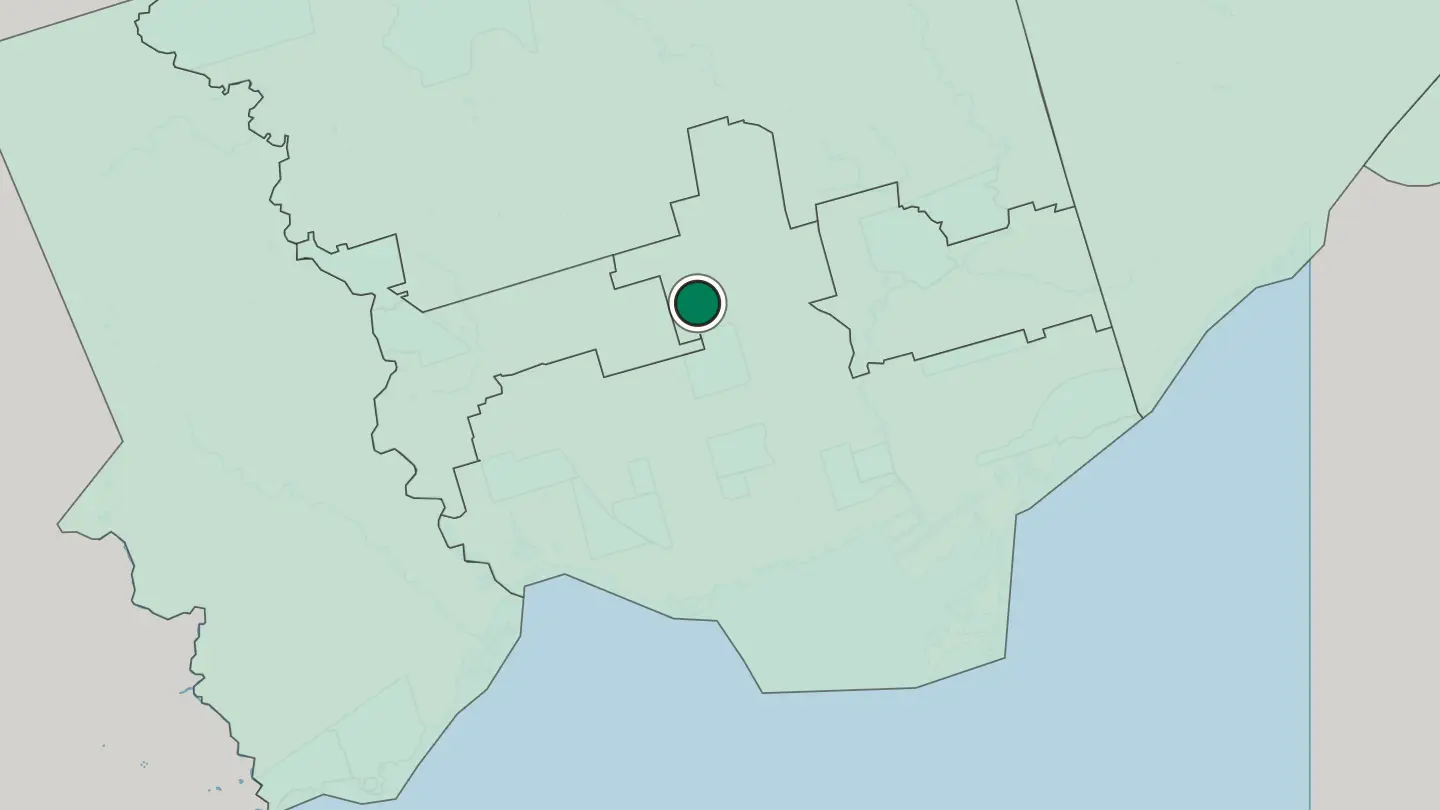 Map of Forest Hill in Toronto
