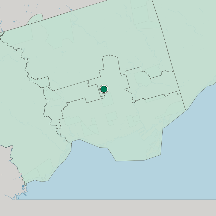 Map showing Forest Hill — In Toronto