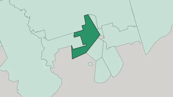 Map of Forest Hill in Toronto