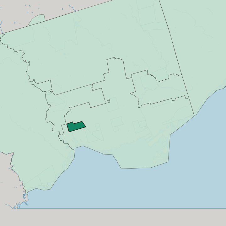 Map showing High Park North — In Toronto