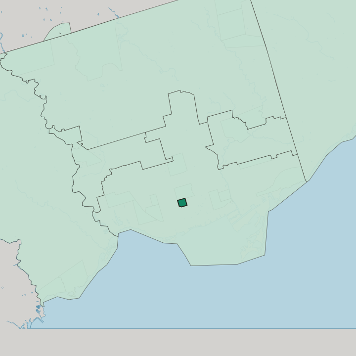 Map showing Kensington Market — In Toronto