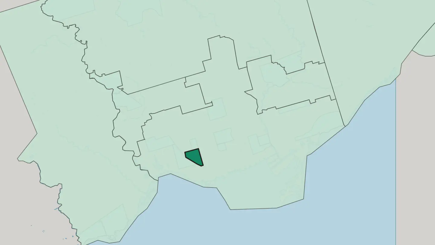 Map of Little Portugal in Toronto